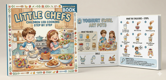 Little Chefs Starter Book - Wipeable Board Book (Level 1)